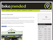 Tablet Screenshot of bikeminded.com.au